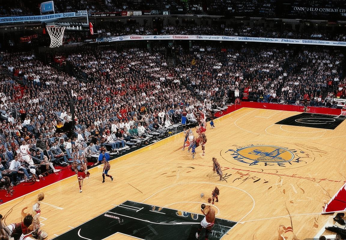 1996年NBA公牛勇士巅峰对决：乔丹传奇对决回顾(图1)