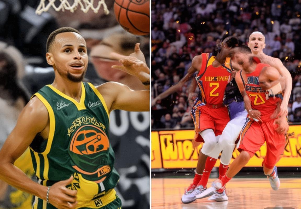 2018NBA季前赛：勇士对太阳精彩对决亮点回顾(图4)