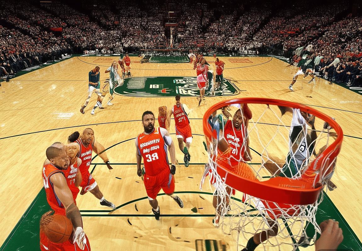 2008年NBA火箭对雄鹿巅峰对决：姚明与字母哥火花碰撞回顾(图1)